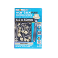 Bremick Vortex Plus Roofing Screw 6.2 x 50mm - Hex B8 - Box of 100 - Watertight Seal - Durable Carbon Steel - SuperSaverAU - view 2