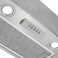 LG 52cm undermount rangehood - 610m³/h extraction, 3 fan speeds, LED lighting, stainless steel - BR605IU1S