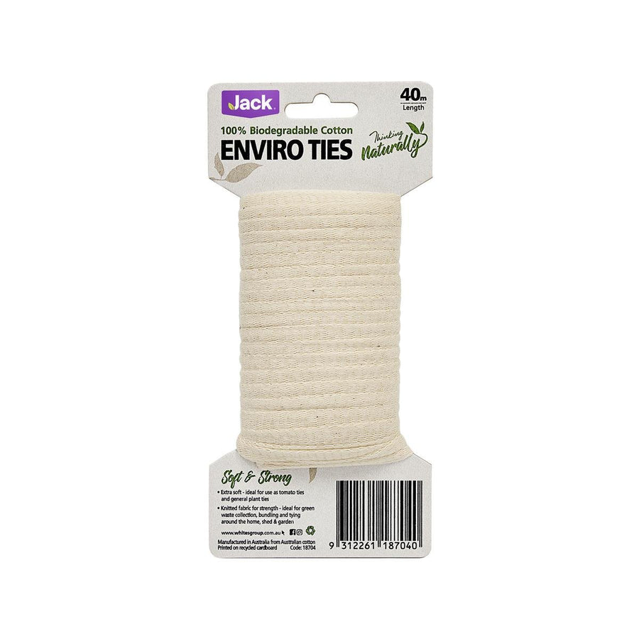 Jack Enviro Tie 40m Cotton Plant Tie - Strong - Biodegradable - Beige - SuperSaverAU - view 1