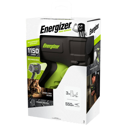 Energizer Pro Series Rechargeable LED Spotlight 1150 Lumens Waterproof PHCSRL9