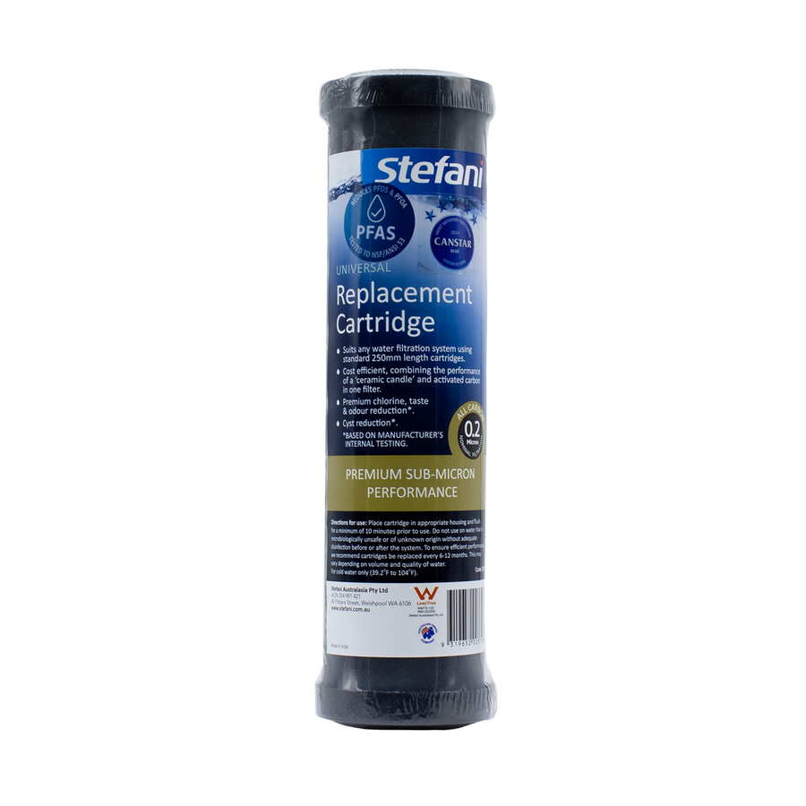 Stefani 0.2 Micron Carbon Replacement Cartridge 250mm Easy Install - SuperSaverAU - view 1