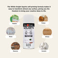 White Knight Squirts Spray Paint 310g White Gloss