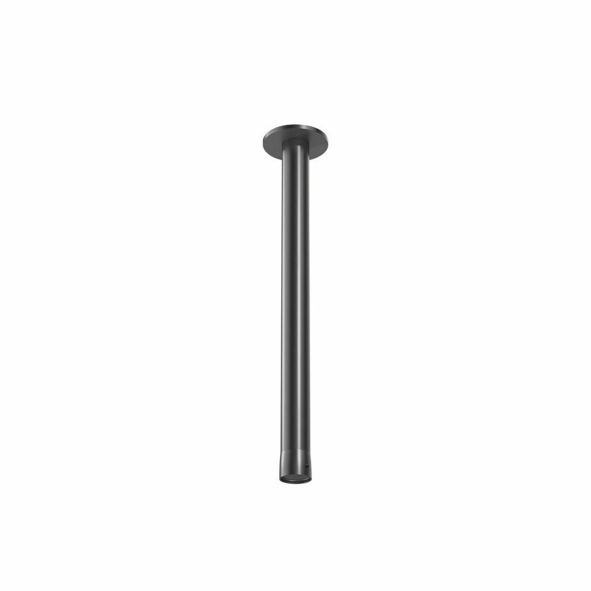 Rogerseller Eccentric ceiling shower arm - solid brass, Graphite finish, hidden connections - 3539000705