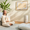 Electrolux UltimateHome 500 Air Purifier - 4 Stage Filters, 54m² Room, App Control, Shell White - EP53-47SWA