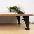 Adoored Furniture Leg Black - 150mm - Steel - Angled Design - SuperSaverAU - view 3