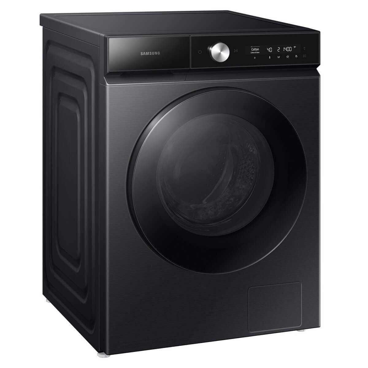 Samsung Bespoke AI 12kg Front Load Washing Machine - Black, AI Wash, Auto Dispense - WW12BB94ADGB