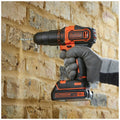 Black & Decker 18V Hammer Drill Kit - Hammer Action, 11 Clutch Positions, 2 Batteries - BDCHD18KB-XE