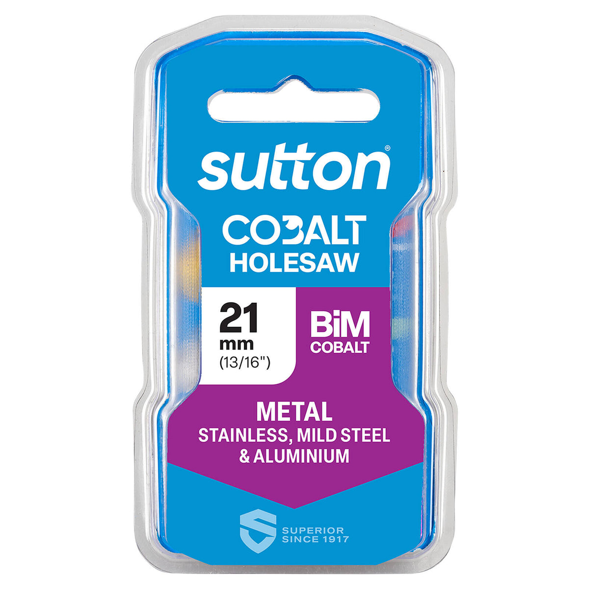 Sutton Tools Viper Cobalt Bi-Metal Holesaw 21mm