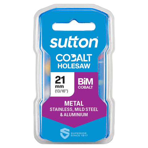 Sutton Tools Viper Cobalt Bi-Metal Holesaw 21mm