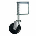 Easyroll 125mm Hard Rubber Swivel Gate Castor 100kg