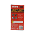 Rhino Extra Large Nitrile Disposable Gloves - Orange - Heavy Duty - 125mm x 235mm - Puncture Resistant - Secure Grip - SuperSaverAU - view 3