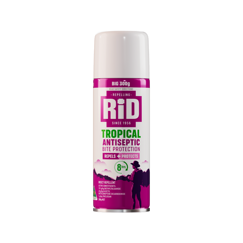 RID Tropical Antiseptic Bite Protection - 300g - DEET - 8 Hours Protection - SuperSaverAU - view 1