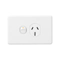 DETA X6 White 15 Amp Single Power Point - 15A Polycarbonate - Durable - SuperSaverAU - view 1