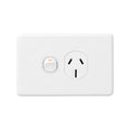 DETA X6 15 Amp Single Power Point White Polycarbonate 250V Heavy Duty