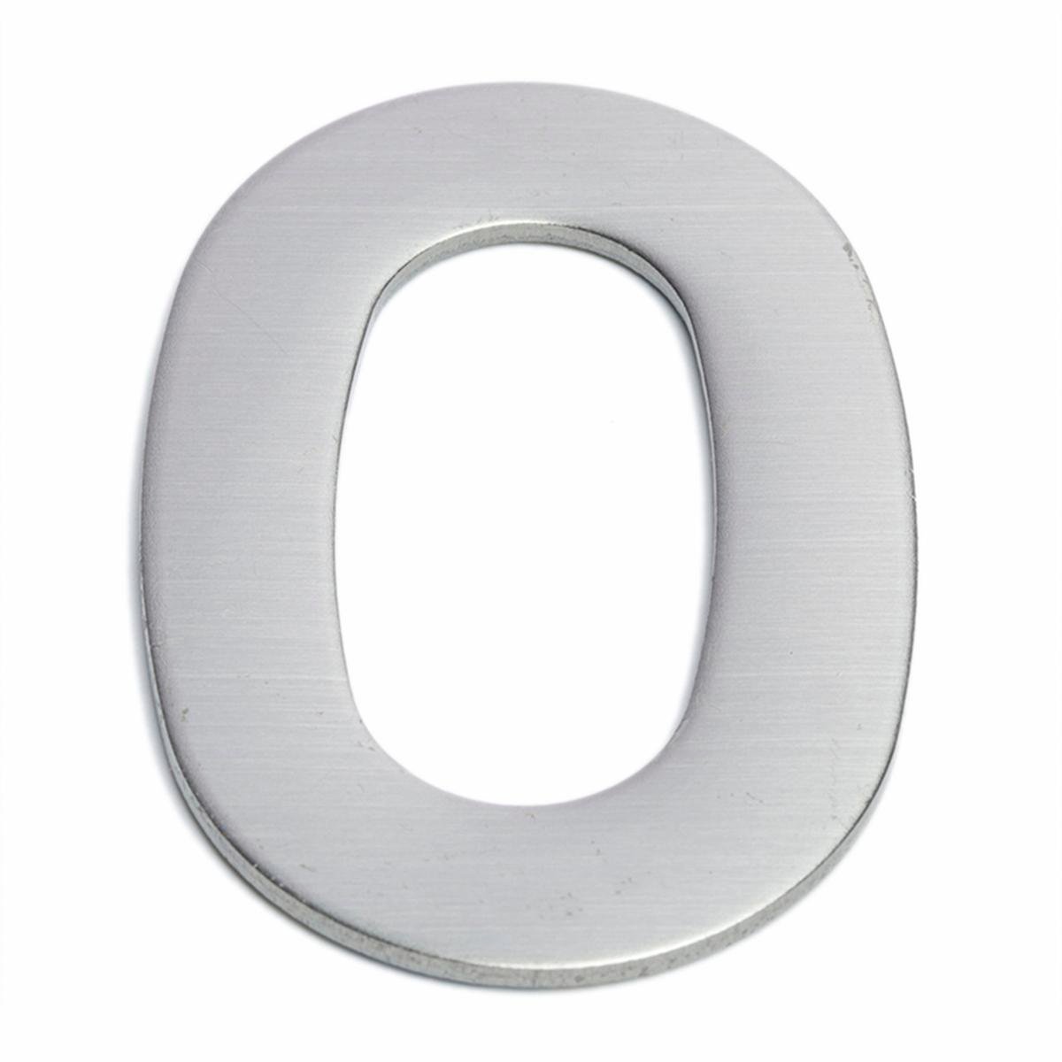 Sandleford 75mm Stainless Steel Self Adhesive House Number 0 - SuperSaverAU - view 1