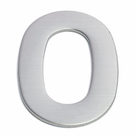 Sandleford 75mm Stainless Steel Self Adhesive House Number 0 - SuperSaverAU - view 1