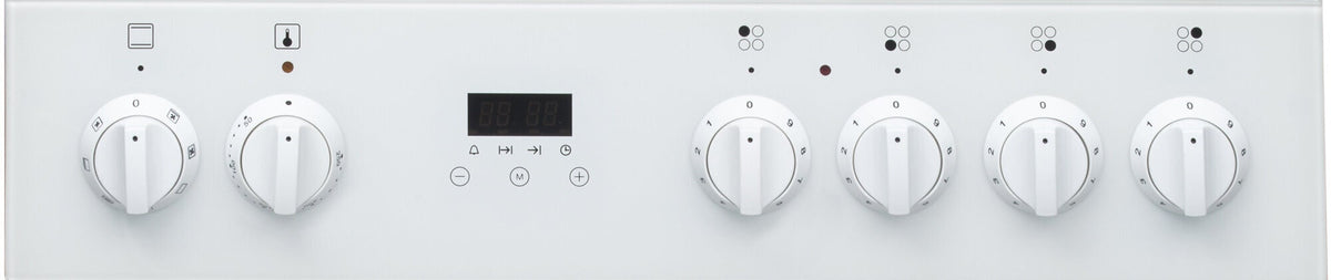Artusi 54cm Electric Freestanding Oven - 7 Functions, Ceramic Cooktop, Triple-Glazed Door - AFC547W