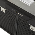 Schweigen 120cm Matte Black Undermount Rangehood - IsoDrive SP Motor, 1600m³/h - UM1390-12BSPPAK