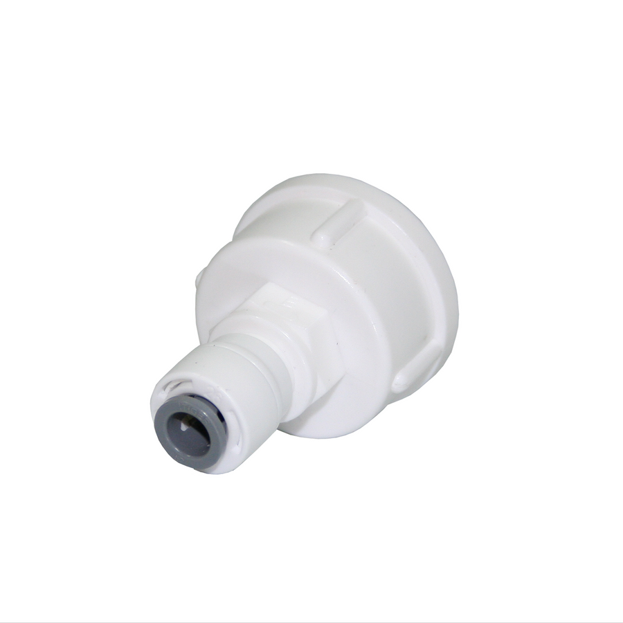Stefani Outlet Connector - 1/4in to 1/2in BSP - Quick Connect - White - SuperSaverAU - view 1