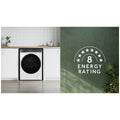 Haier 8kg Heat Pump Dryer - White, 8 Star Energy Rating, Multiple Specialised Programs - HDHPS80KW1