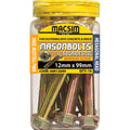 Macsim Fasteners 12 x 99mm Yellow Zinc Plated Sleeve Anchor 10 Pack - SuperSaverAU - view 1