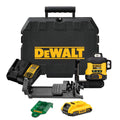 DeWALT 18V XR Compact 3 x 360 Green Beam Multiline Laser Combo Kit DCLE34031D1-XE