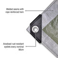 Polytuf 4.9 x 6.1m Heavy Duty Tarpaulin - UV & Water Resistant