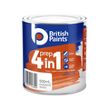 British Paints 500ml White 4 In 1 Prep Primer Sealer Undercoat Indoor Outdoor