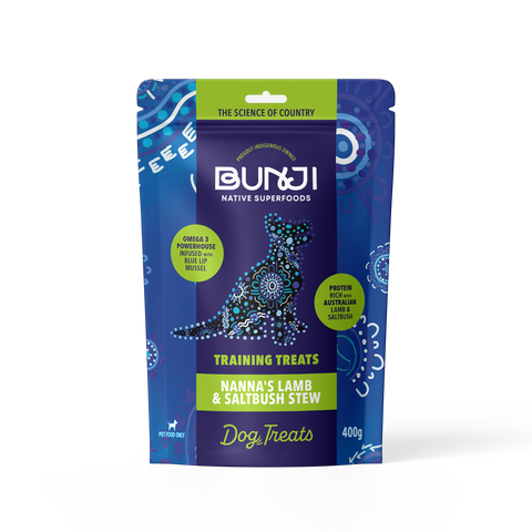 Bunji Nanna S Lamb Saltbush Stew Treat 400g - Natural Ingredients - Easy Digestion - SuperSaverAU - view 1