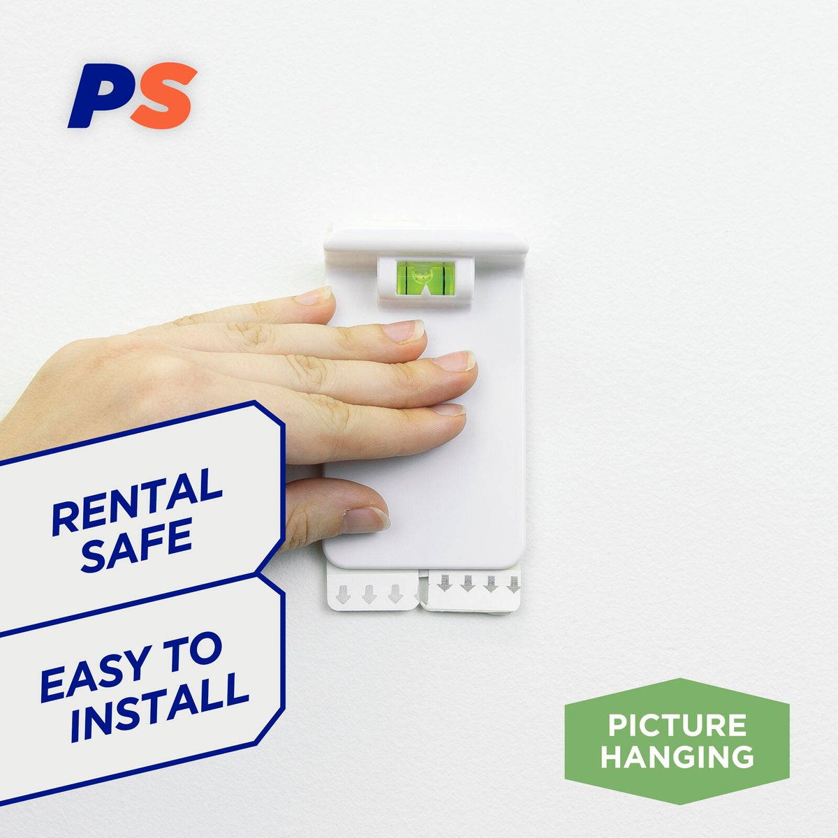 Permastik Extra Large Canvas Hangers - 90cm x 90cm - Plastic - 2 Pack - SuperSaverAU - view 3