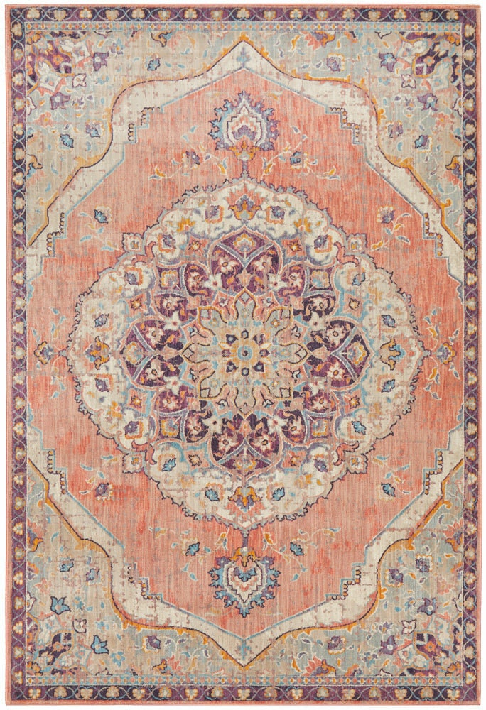Rug Culture Odyssey medium terracotta rug 230x160cm - power loomed polypropylene - ODY120-TERRA-230X160
