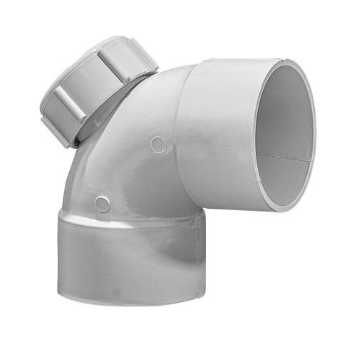 Holman 50mm PVC DWV I O Bend 88 Degree Grey Durable Connection - SuperSaverAU - view 1