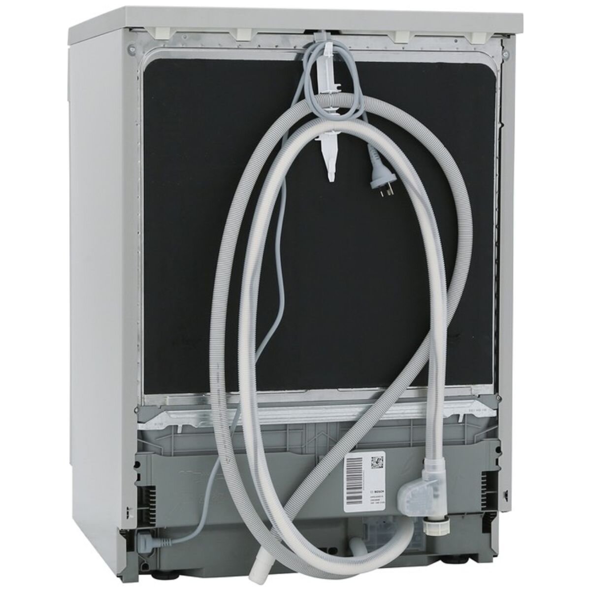 Bosch Series 2 60cm Freestanding Dishwasher - 13 Place Settings, Silver, Anti-Fingerprint - SMS24AI01A