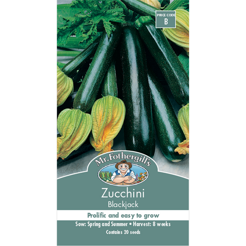 Mr Fothergill Zucchini Seeds - 15cm - Seed - Easy to Grow - SuperSaverAU - view 1