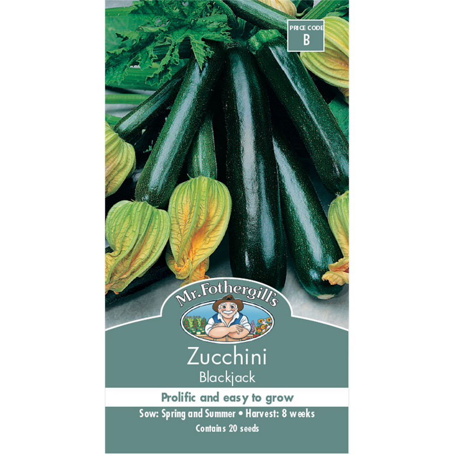 Mr Fothergill Zucchini Seeds - 15cm - Seed - Easy to Grow - SuperSaverAU - view 1