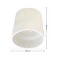 DETA White Lampholder Skirt Polyester Screw-On Replacement for B22 Holders