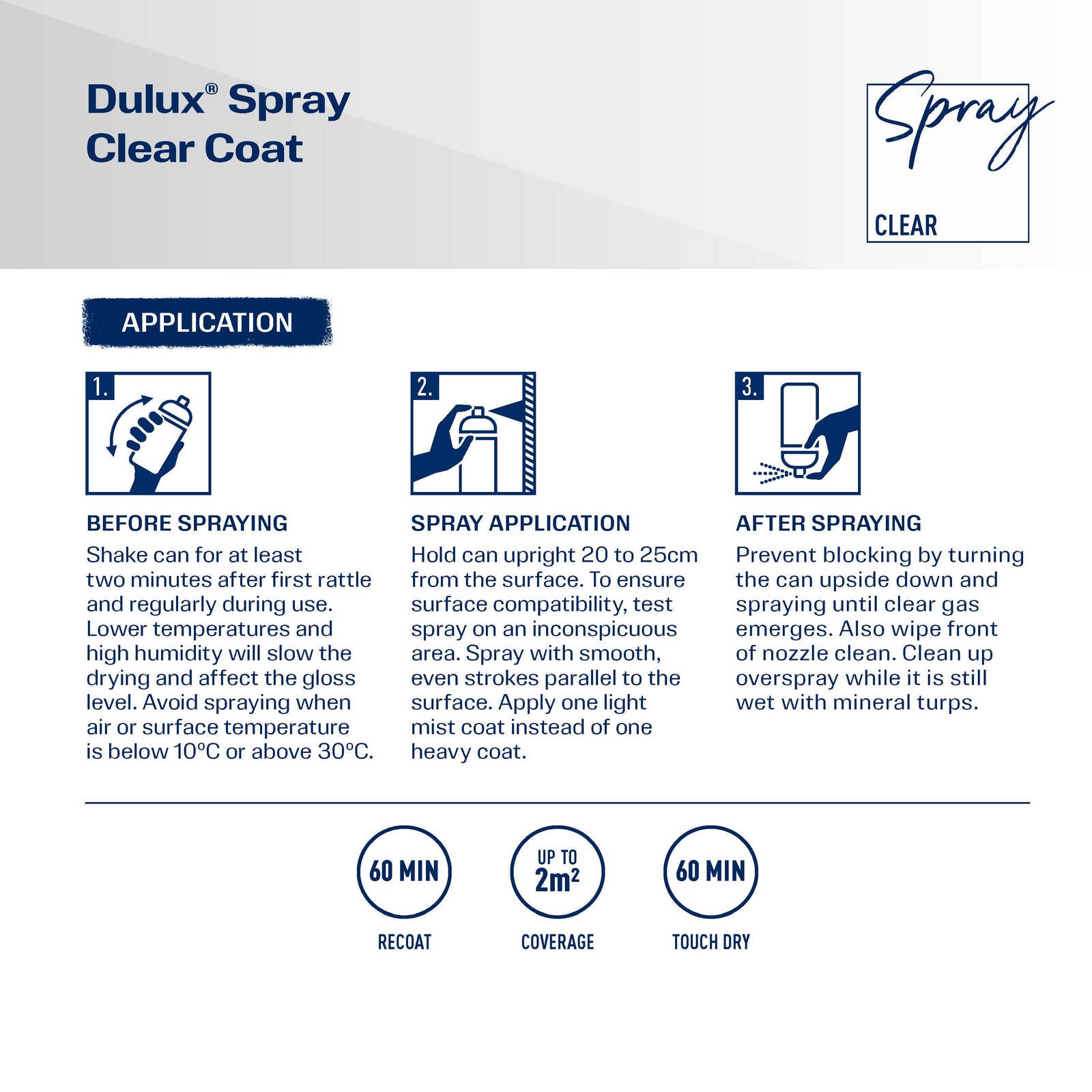 Dulux 325g Clear Flat Spray Paint, Matte Clear Protective Coat, Indoor & Outdoor