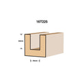 Ultra Router Bit - 25mm - Tungsten Carbide - Straight Cutter - SuperSaverAU - view 2