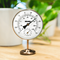Holman Brass Thermometer and Hygrometer 25mm Easy Read Indoor Outdoor - SuperSaverAU - view 3