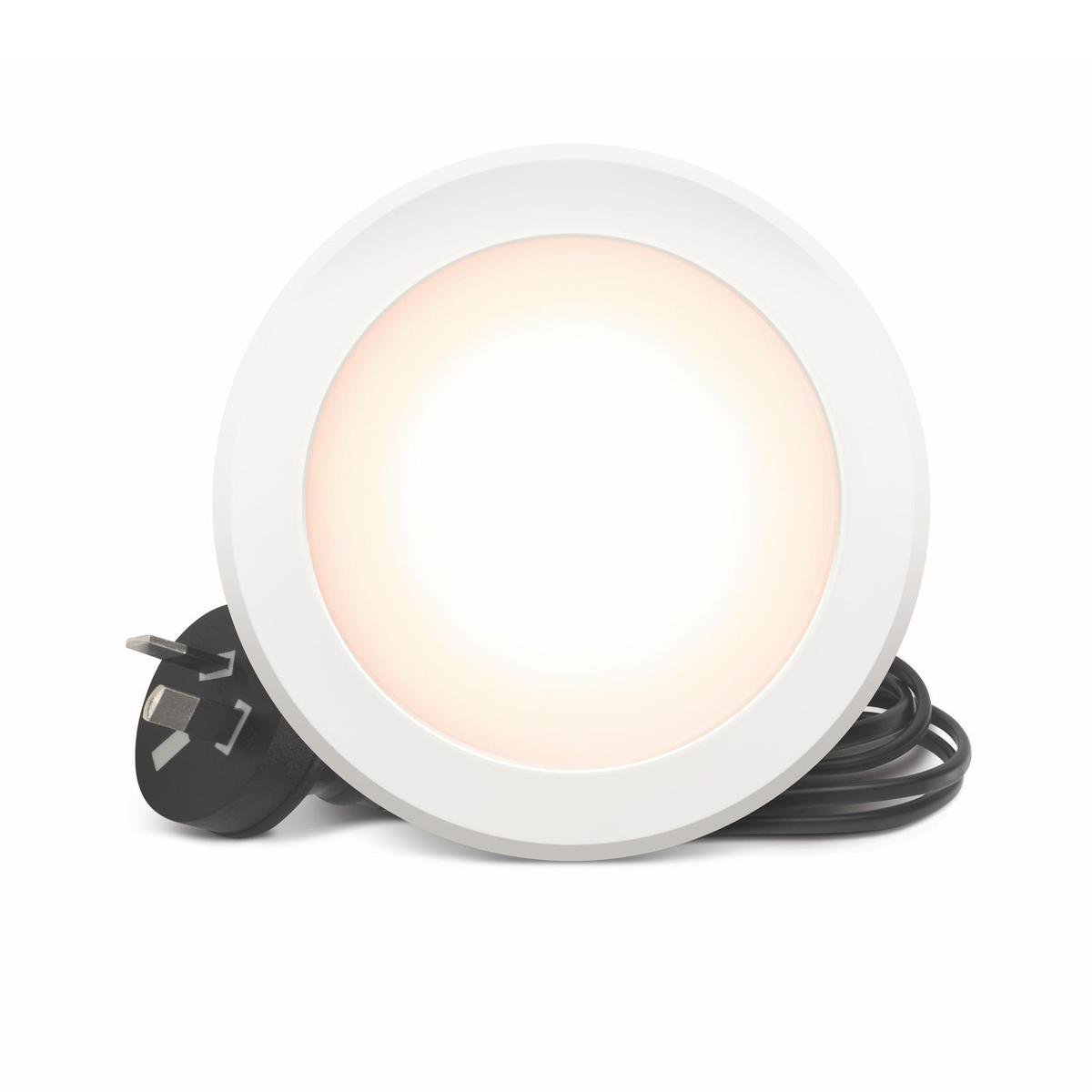 HPM 90mm 7W White Tricolour Dimmable LED Downlight - Adjustable Light Temperatures - SuperSaverAU - view 1