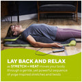 HoMedics Stretch+ back stretching mat - seven air chambers, six guided programs, remote, grey - YMM-2000-AU