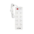 Click 8 Outlet Power Board with USB Charger - 240V - Surge Protection - 1m Lead - SuperSaverAU - view 2