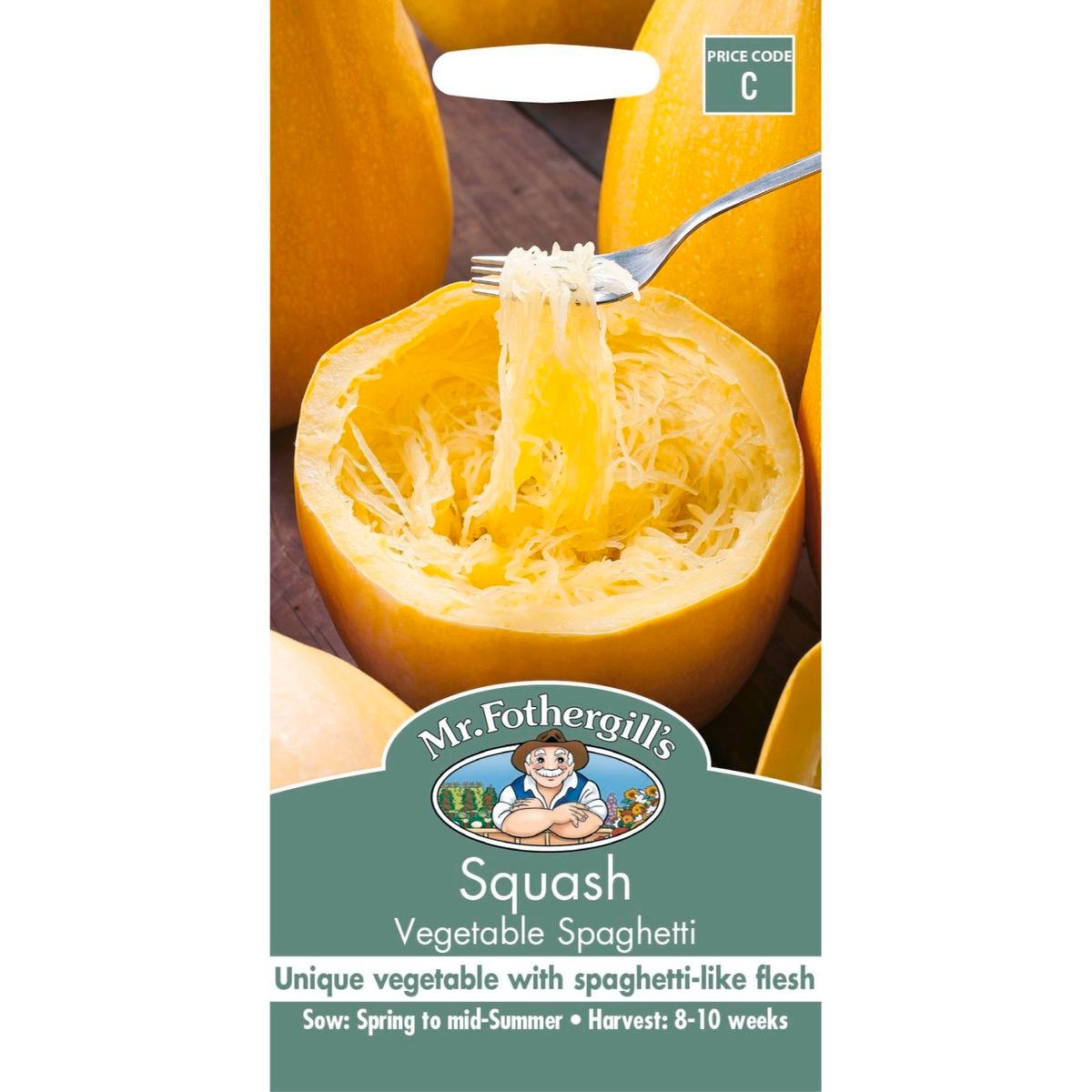 Mr Fothergill Squash Vegetable Spaghetti - 1.8kg - Seed - Easy to Grow - SuperSaverAU - view 1