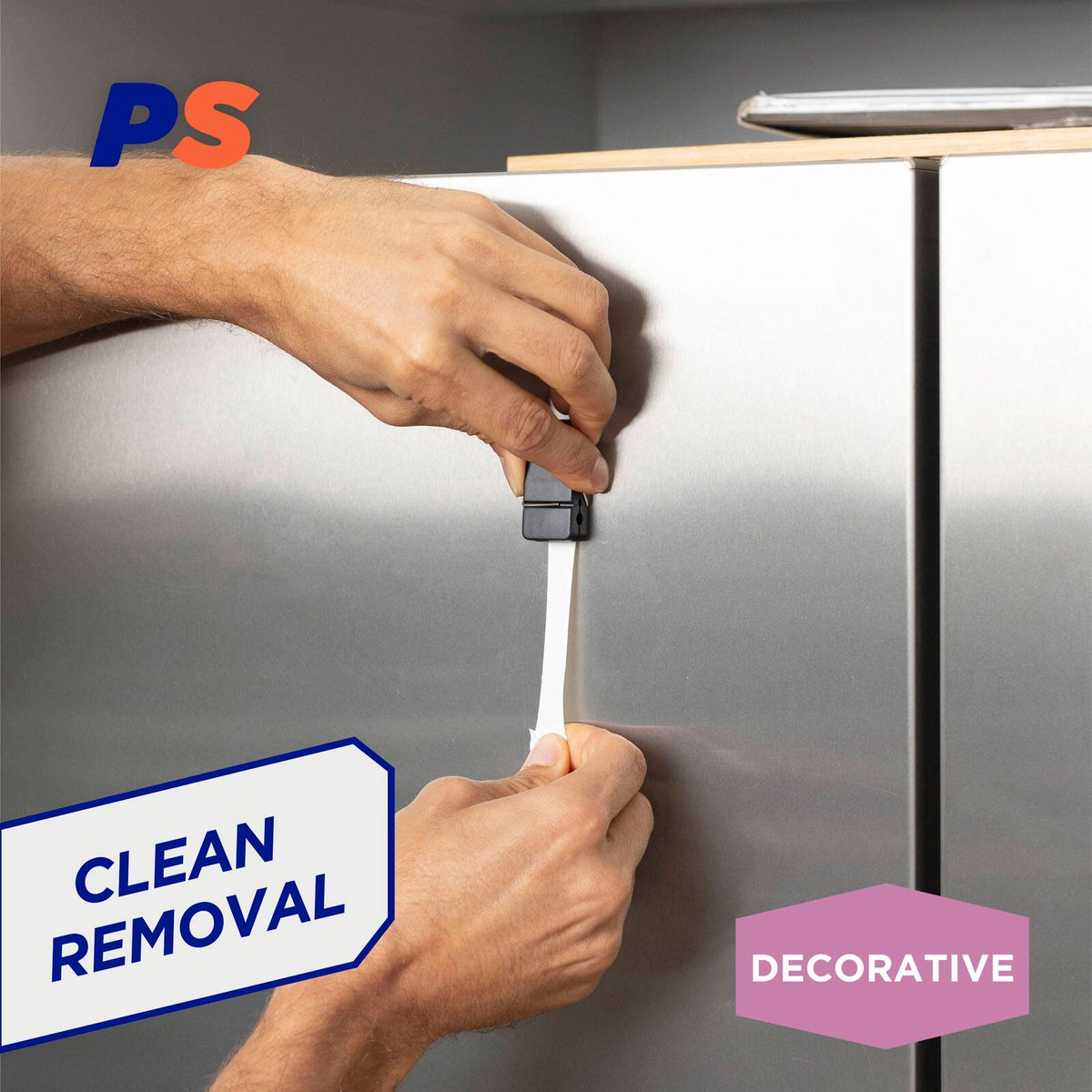 Permastik Black Spring Clips 4 Pack - 110mm x 205mm - Holds 500g - Easy to Apply - SuperSaverAU - view 4