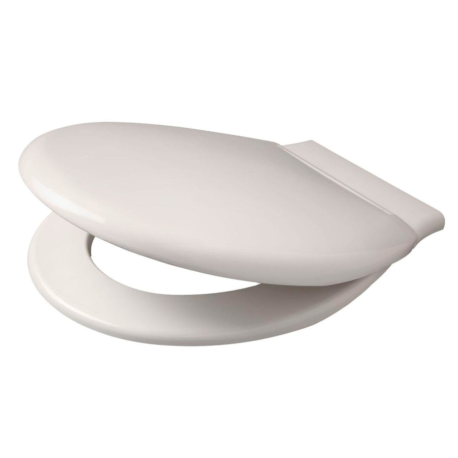 Caroma Ivory Toilet Seat - Round - Thermo Plastic - Durable Design - SuperSaverAU - view 1