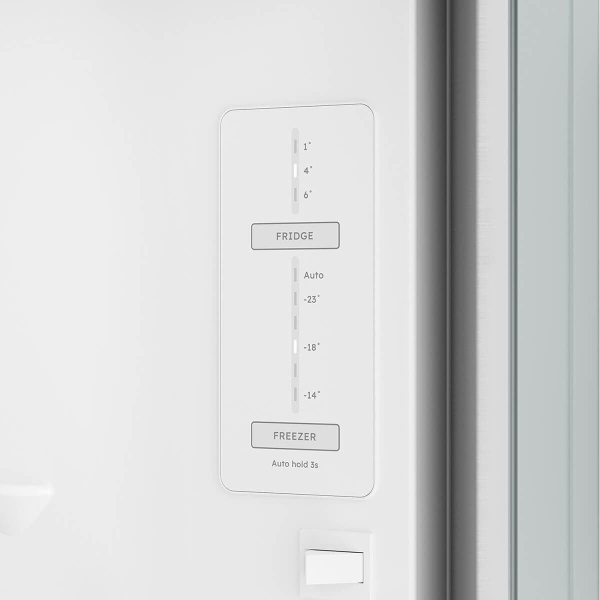 Westinghouse 425L Bottom Mount Fridge - White, AutoSense, Cooling 360, Twist Ice - WBE4302WE-X