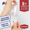 Permastik 24mm x 5m Clear Outdoor Mounting Tape Acrylic High Bond