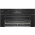 Beko 60cm Multifunction Built-In Oven - SteamAdd, Airfry, 8 Functions, Black Glass - BBO6851MDX