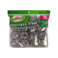 Sabco Stainless Steel Scourers 16 Pack - Heavy-Duty Cleaning - 310mm x 280mm x 60mm - SuperSaverAU - view 1