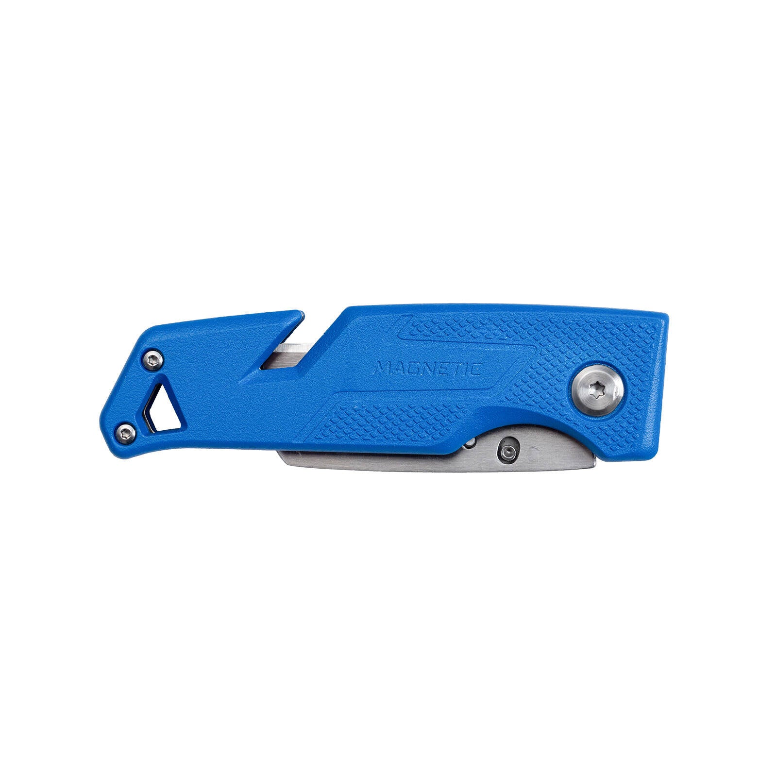 Kincrome Magnetic Folding Utility Knife - Aluminium Housing, 20mm Blade, Lockable